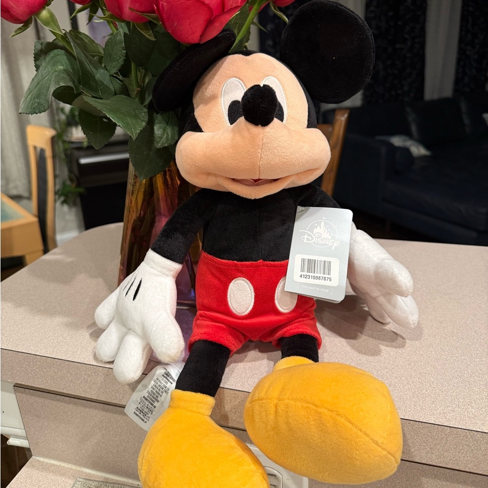 NWT Authentic Disney Store 17” Mickey Mouse Plush Toy